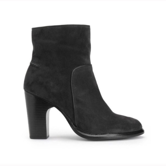 rag & bone Shoes - Rag & Bone Grayson Suede Booties in Black